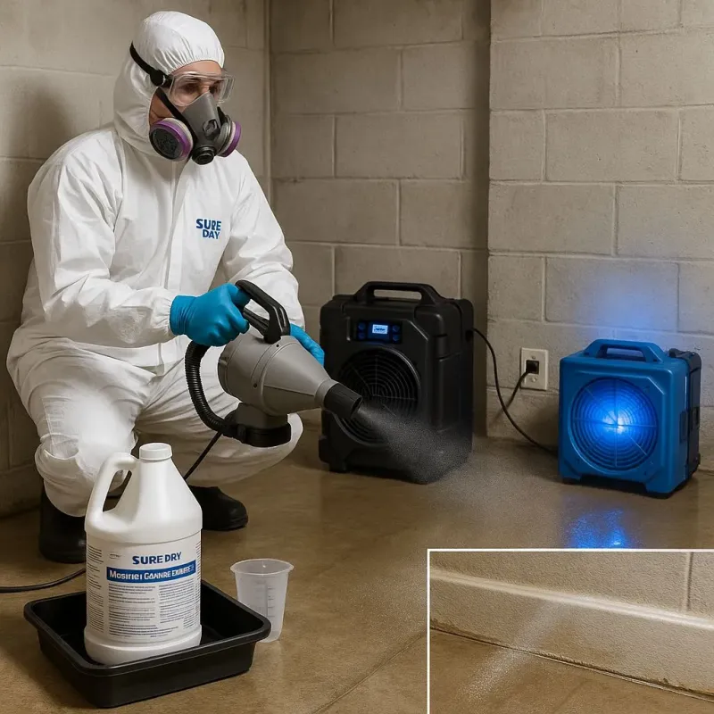 Sanitization and Odor Removal process in Wrightwood, CA