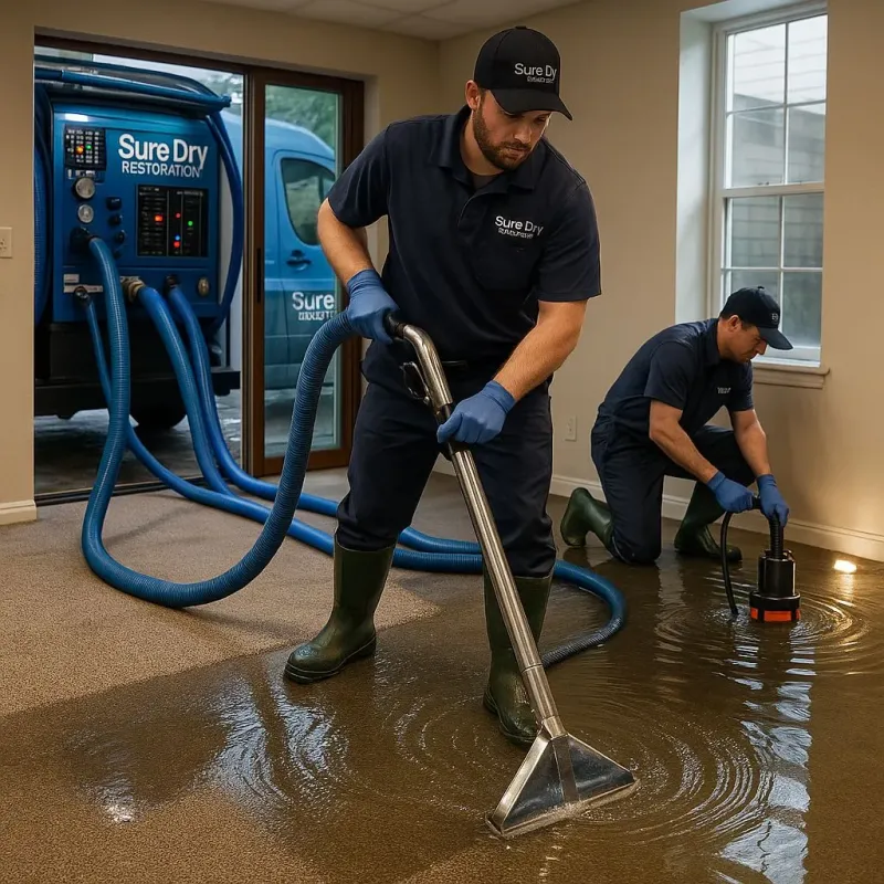 Water Extraction and Removal process in Wrightwood, CA